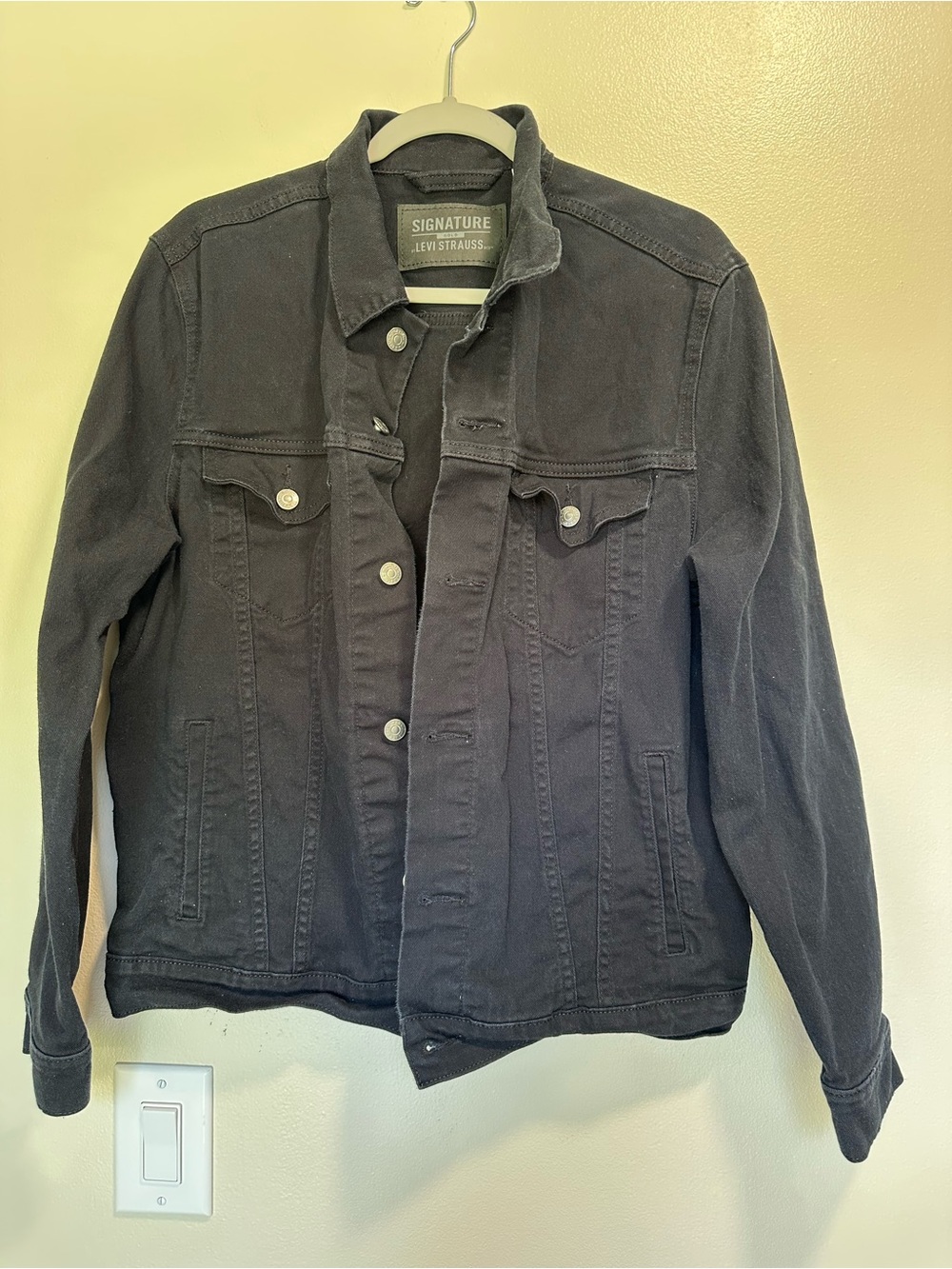 Signature by Levi Strauss Men's Black Jean Jacket